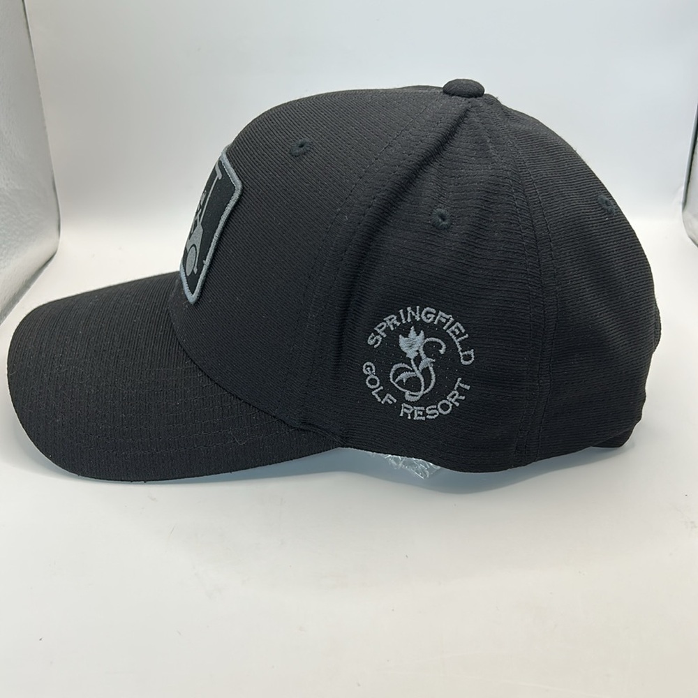 Springfield Golf Resort Black Golf Cart baseball cap SnapBack - Picture 6 of 12